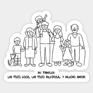 Mi Familia Sticker